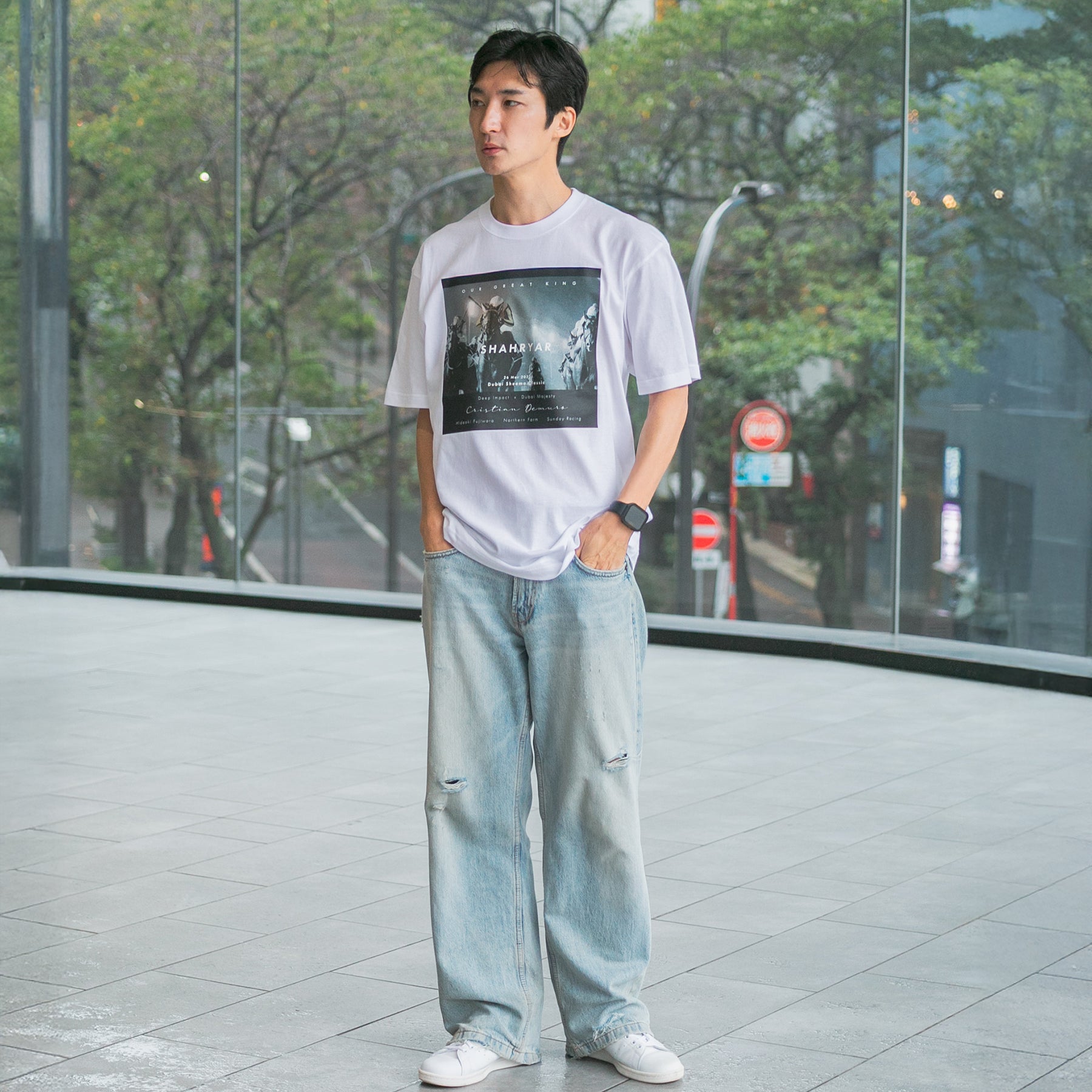 【HORSE GOODS net】シャフリヤール･TシャツA(白)