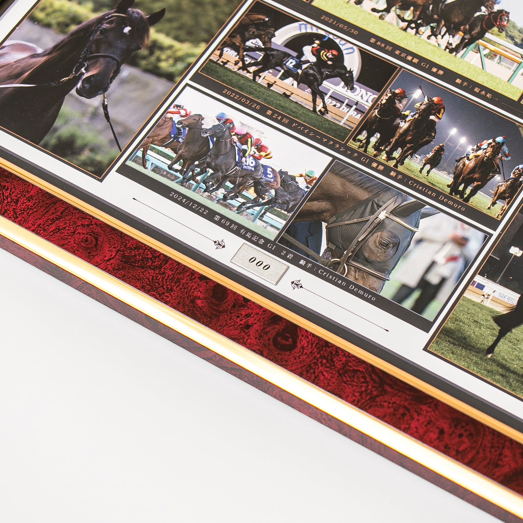 【HORSE GOODS net】シャフリヤール･引退記念写真パネル