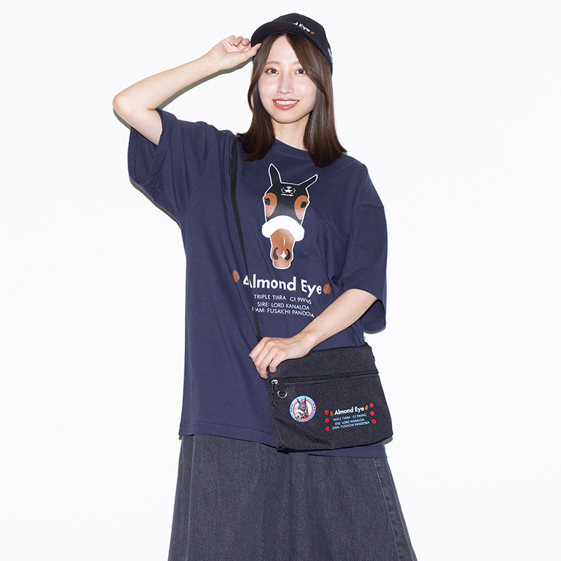 アーモンドアイ･Tシャツ(ネイビー)