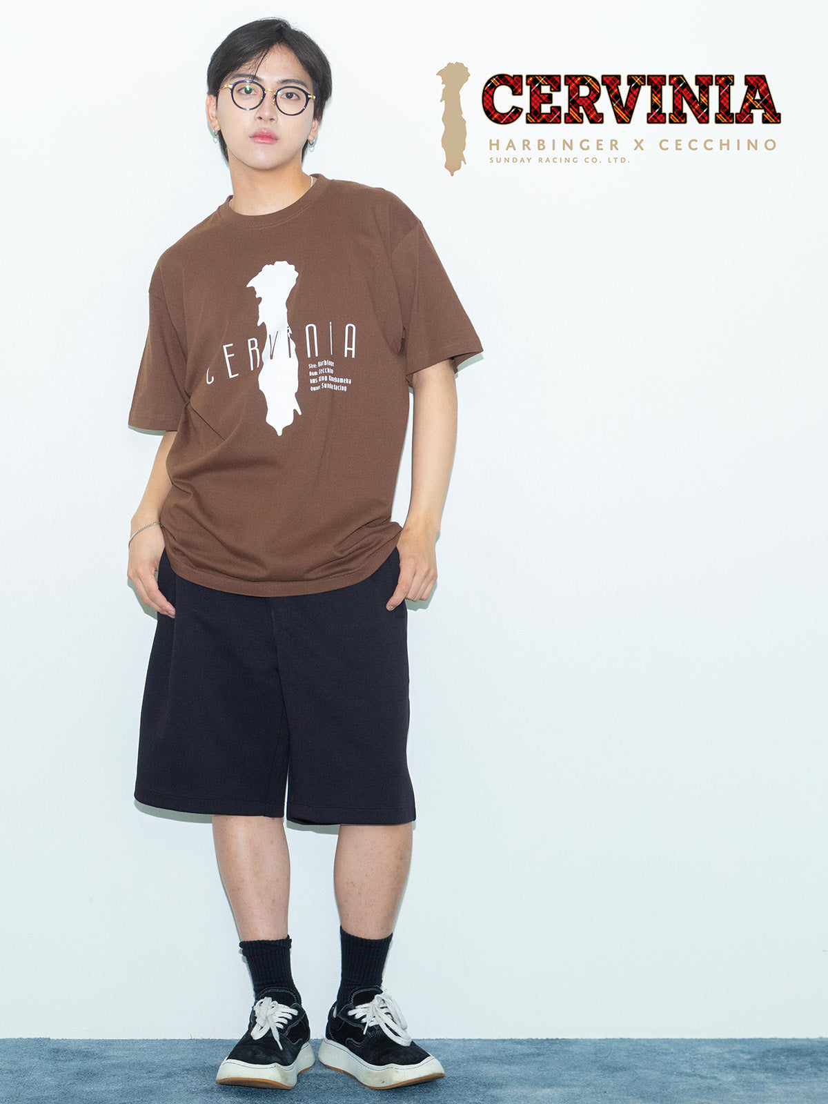 チェルヴィニア･Tシャツ(ブラウン)