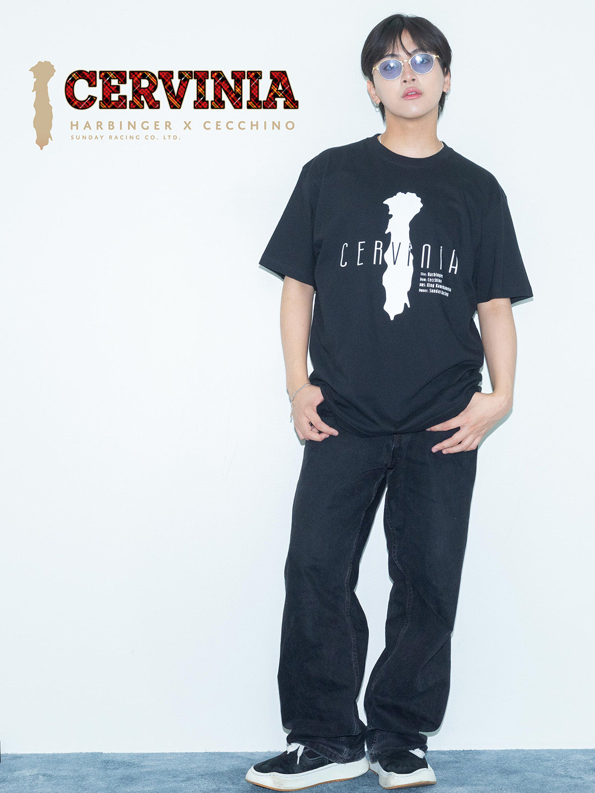 チェルヴィニア･Tシャツ(黒)