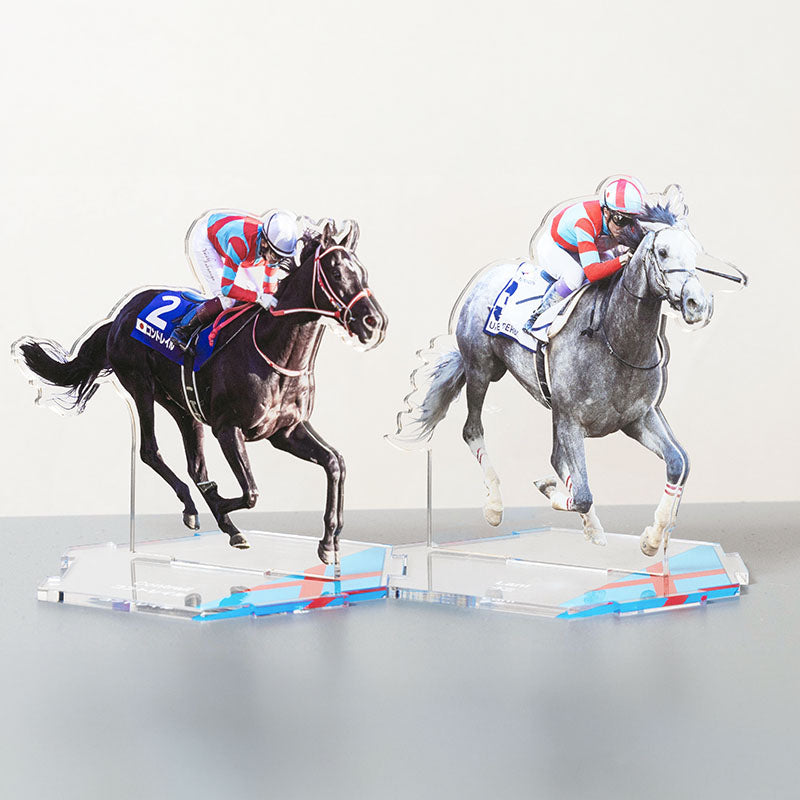 ①◆　競馬　JRA　◆　コントレイル　◆　　アクリルスマホスタンド　◆三冠馬◆ コントレイル【つなげるアクリルスタンド10】｜netkeiba