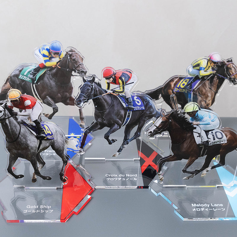 【競馬】クロワデュノール グッズセット クロワデュノール【つなげるアクリルスタンド18】｜netkeiba