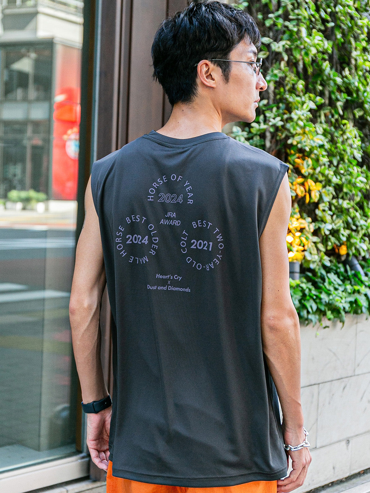 【HORSE GOODS net】ドウデュース･ノースリーブTシャツ(グレー)