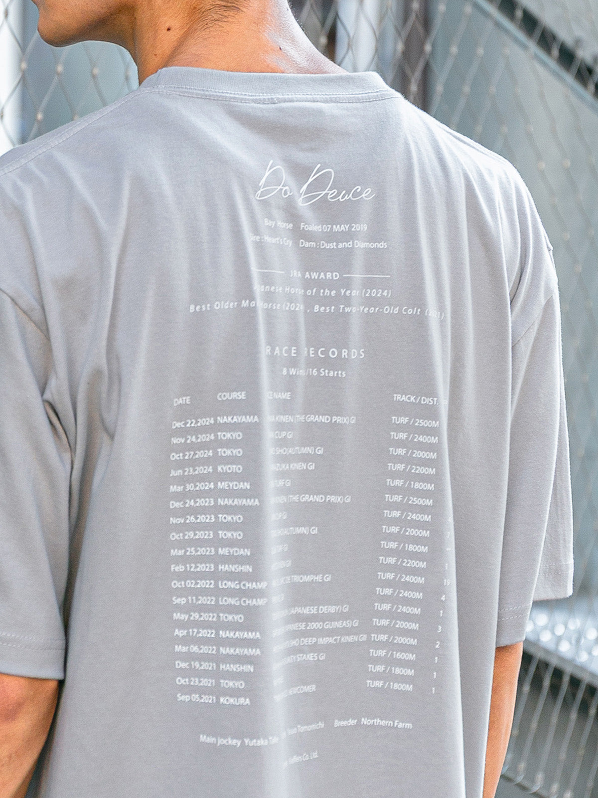 【HORSE GOODS net】ドウデュース･Tシャツ(グレー)