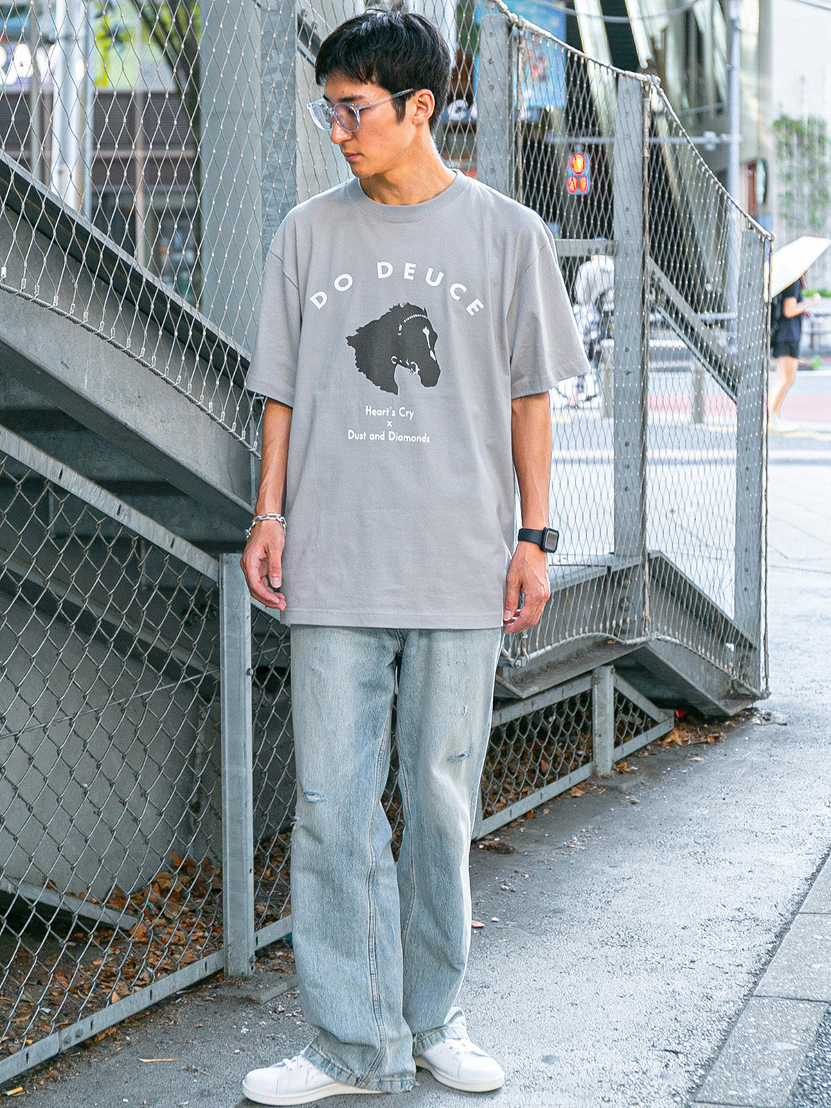 【HORSE GOODS net】ドウデュース･Tシャツ(グレー)