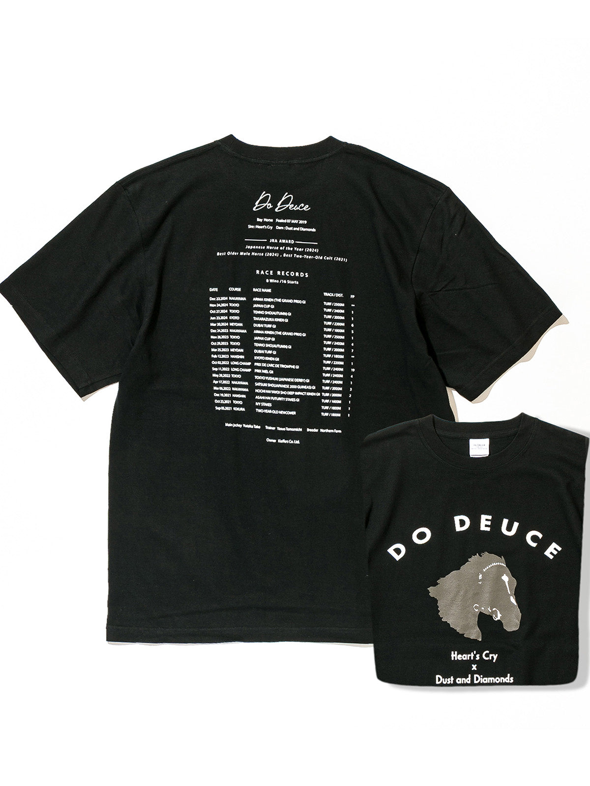 【HORSE GOODS net】ドウデュース･Tシャツ(黒)