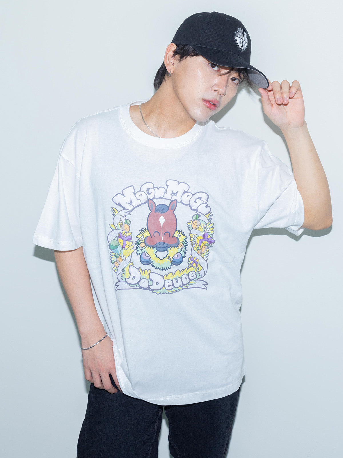 ドウデュース･もぐもぐTシャツ(白)