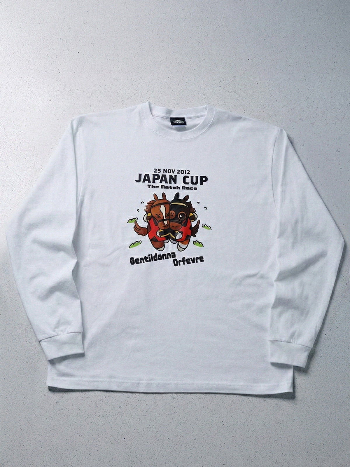 ジェンティルドンナvsオルフェーヴル・ロングTシャツ(白)｜netkeiba