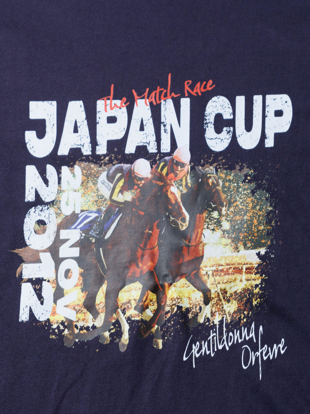 ジェンティルドンナvsオルフェーヴル・Tシャツ(ネイビー)｜netkeiba