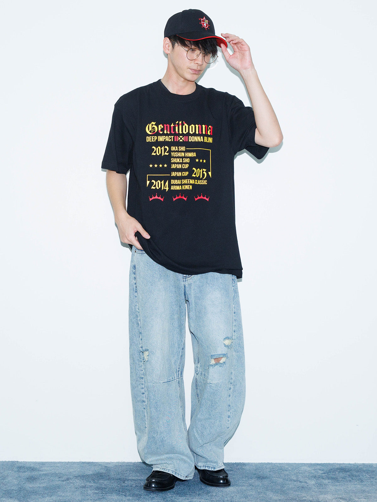 ジェンティルドンナ･Tシャツ(黒)
