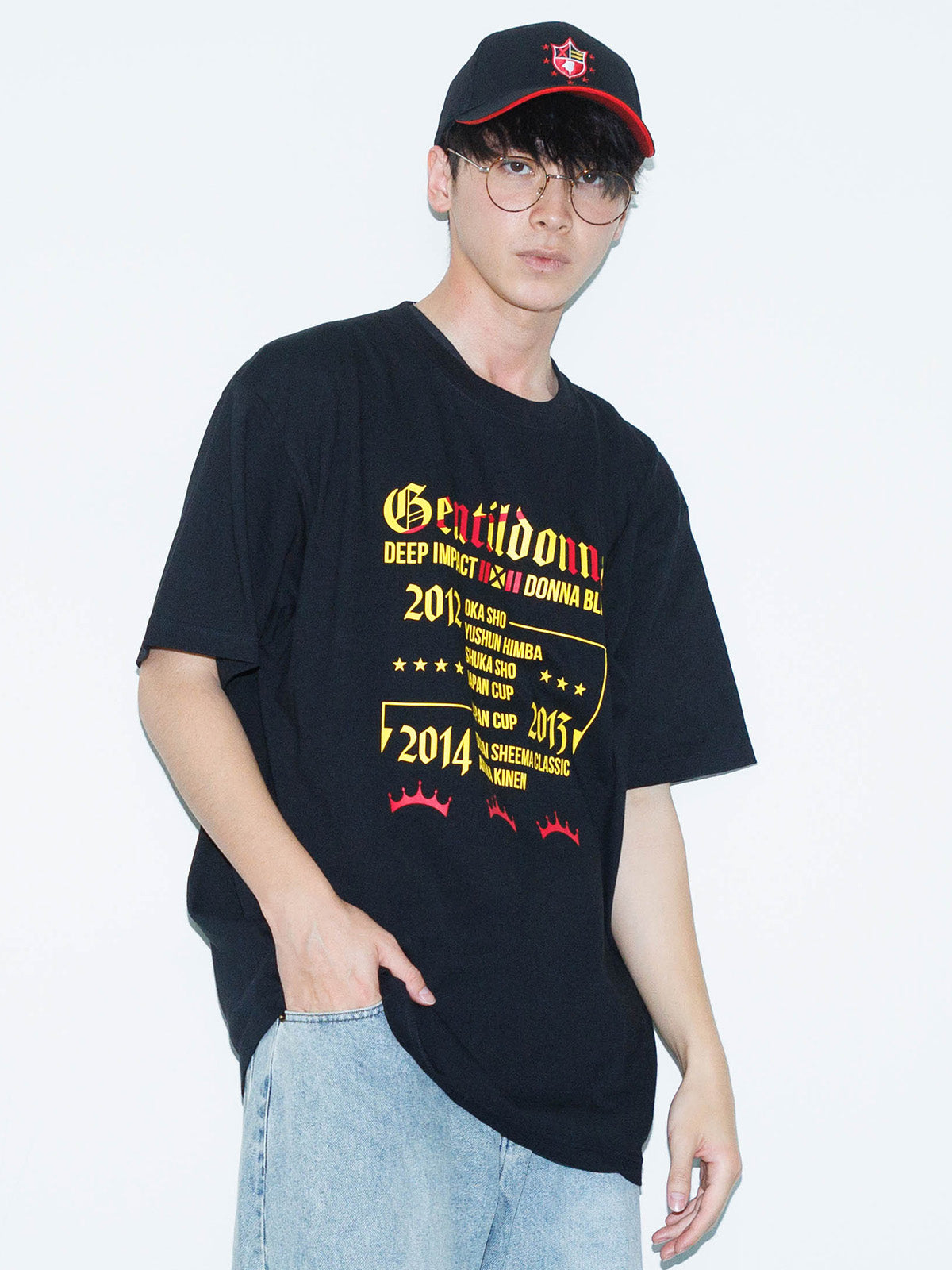 ジェンティルドンナ･Tシャツ(黒)
