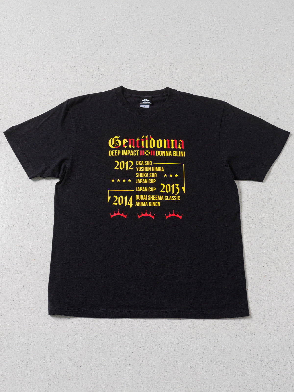 ジェンティルドンナ･Tシャツ(黒)