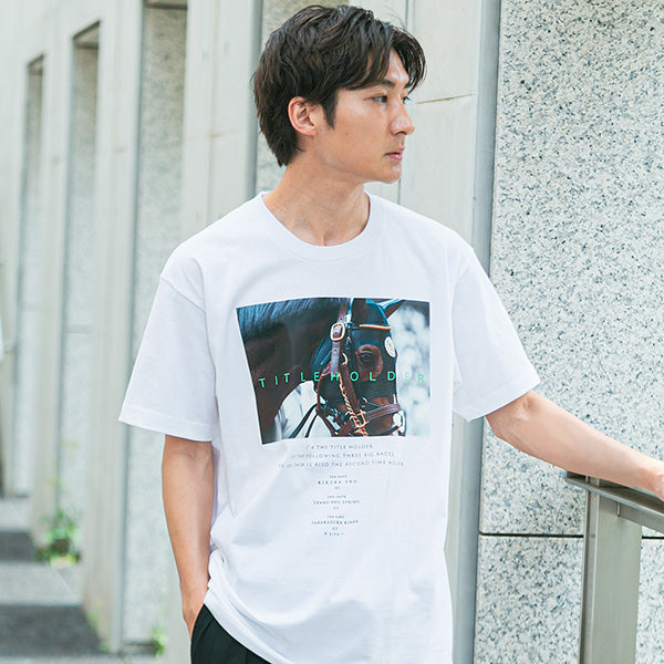 【HORSE GOODS net】タイトルホルダー・Tシャツ(白)