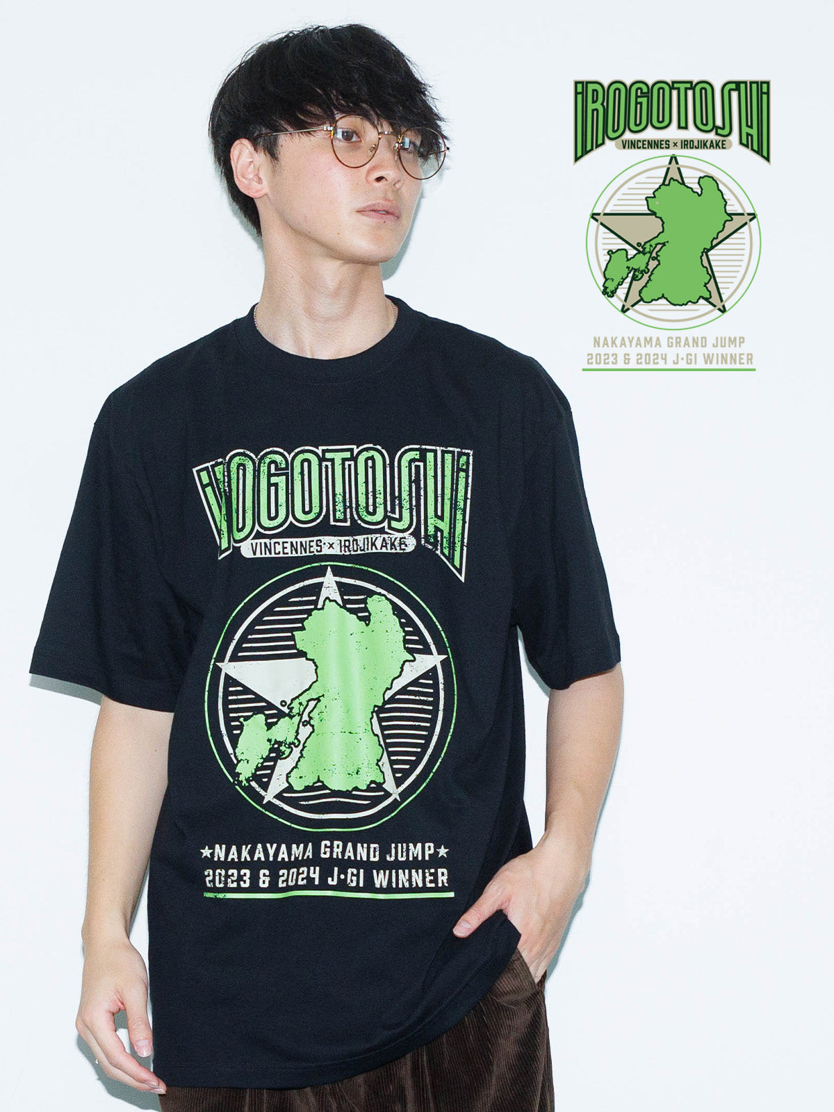 イロゴトシ･TシャツA(黒)