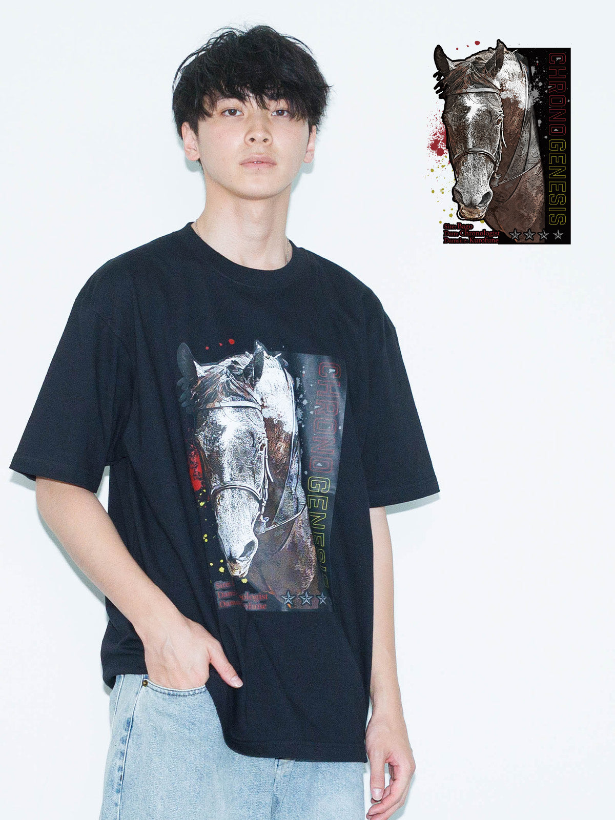 クロノジェネシス･ポートレートTシャツ