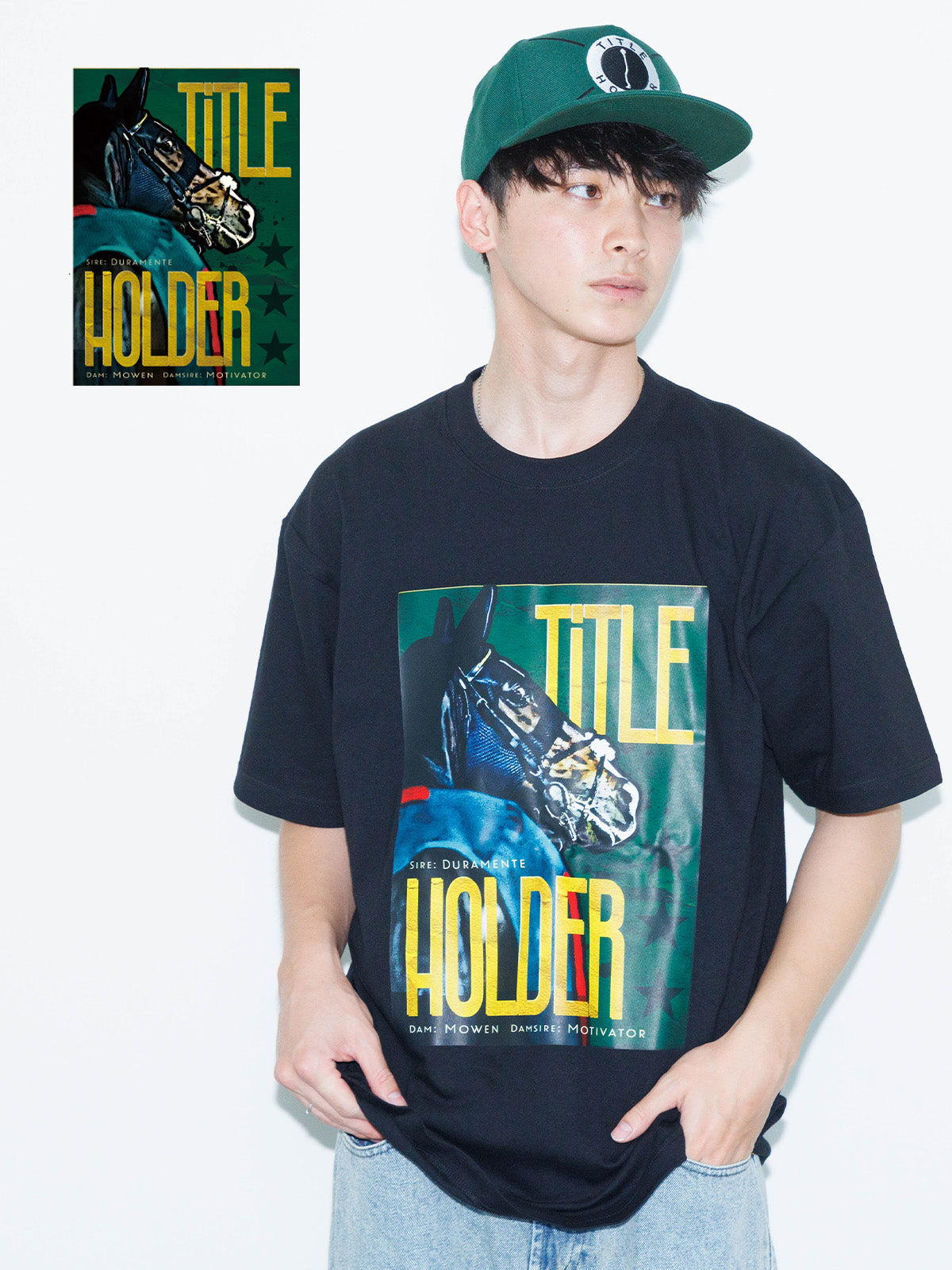 タイトルホルダー･ポートレートTシャツ