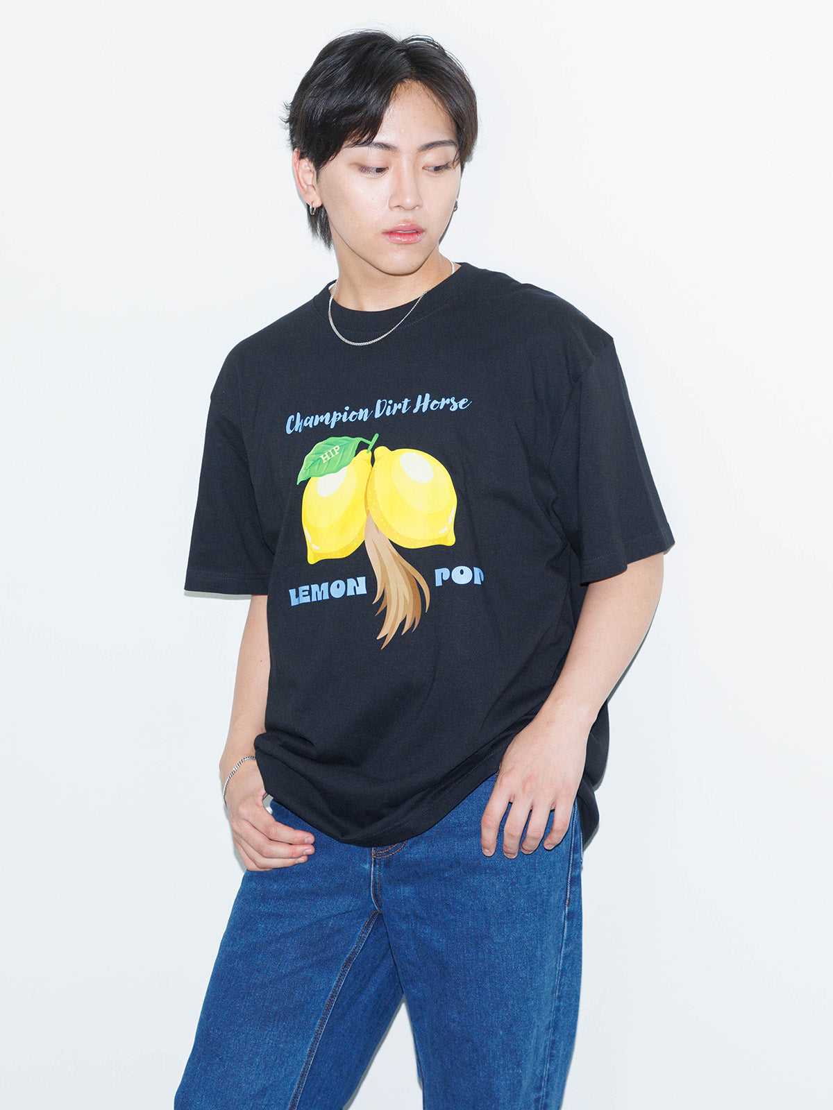 レモンポップ･TシャツA(黒)