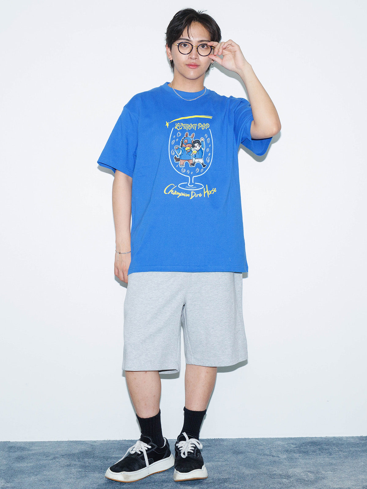 レモンポップ･TシャツB(青)