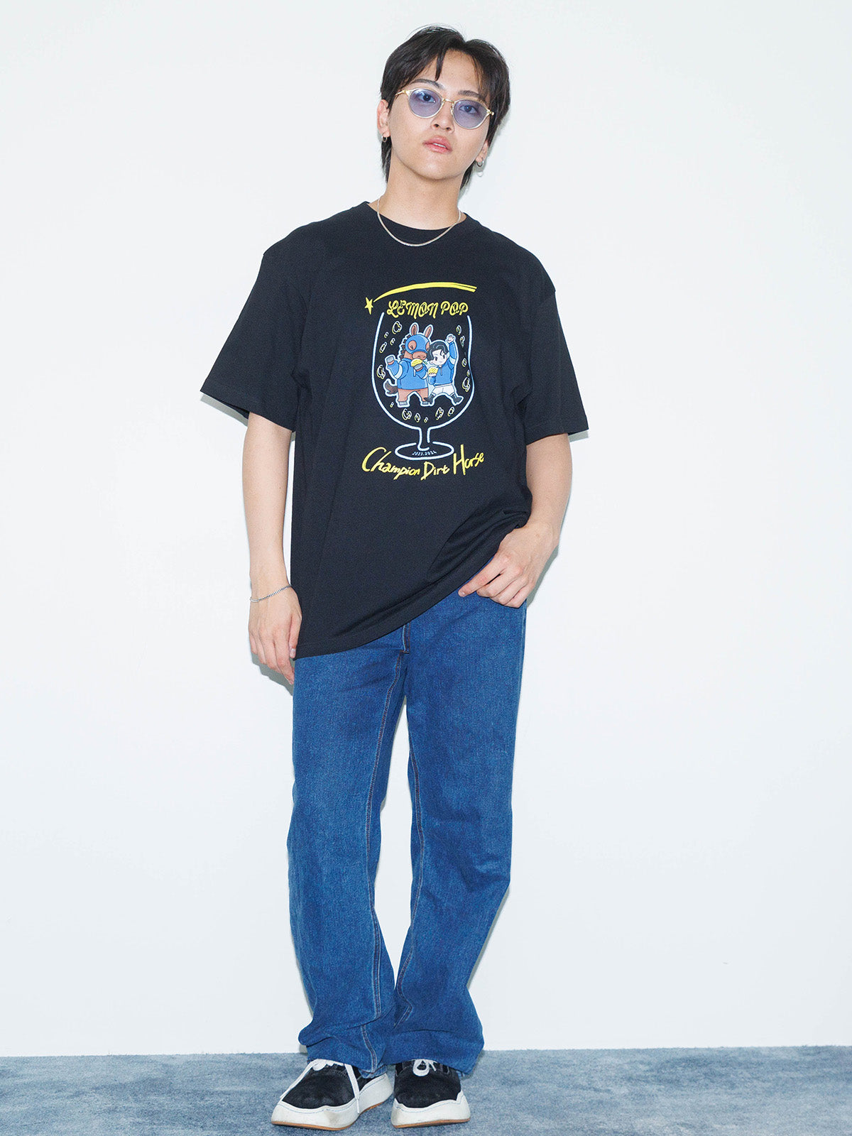 レモンポップ･TシャツB(黒)