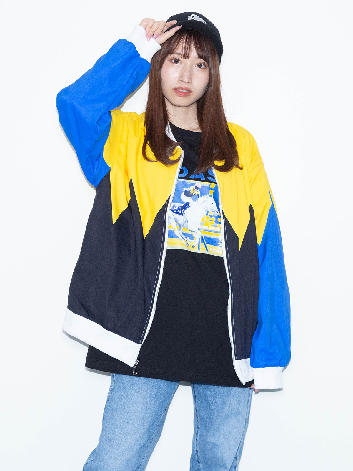 ソダシ･勝負服リバーシブルブルゾン(白)