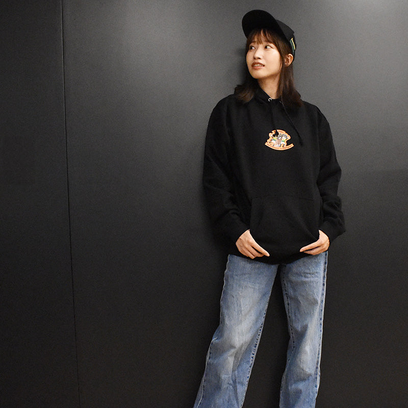 タイトルホルダー･パーカー(黒)