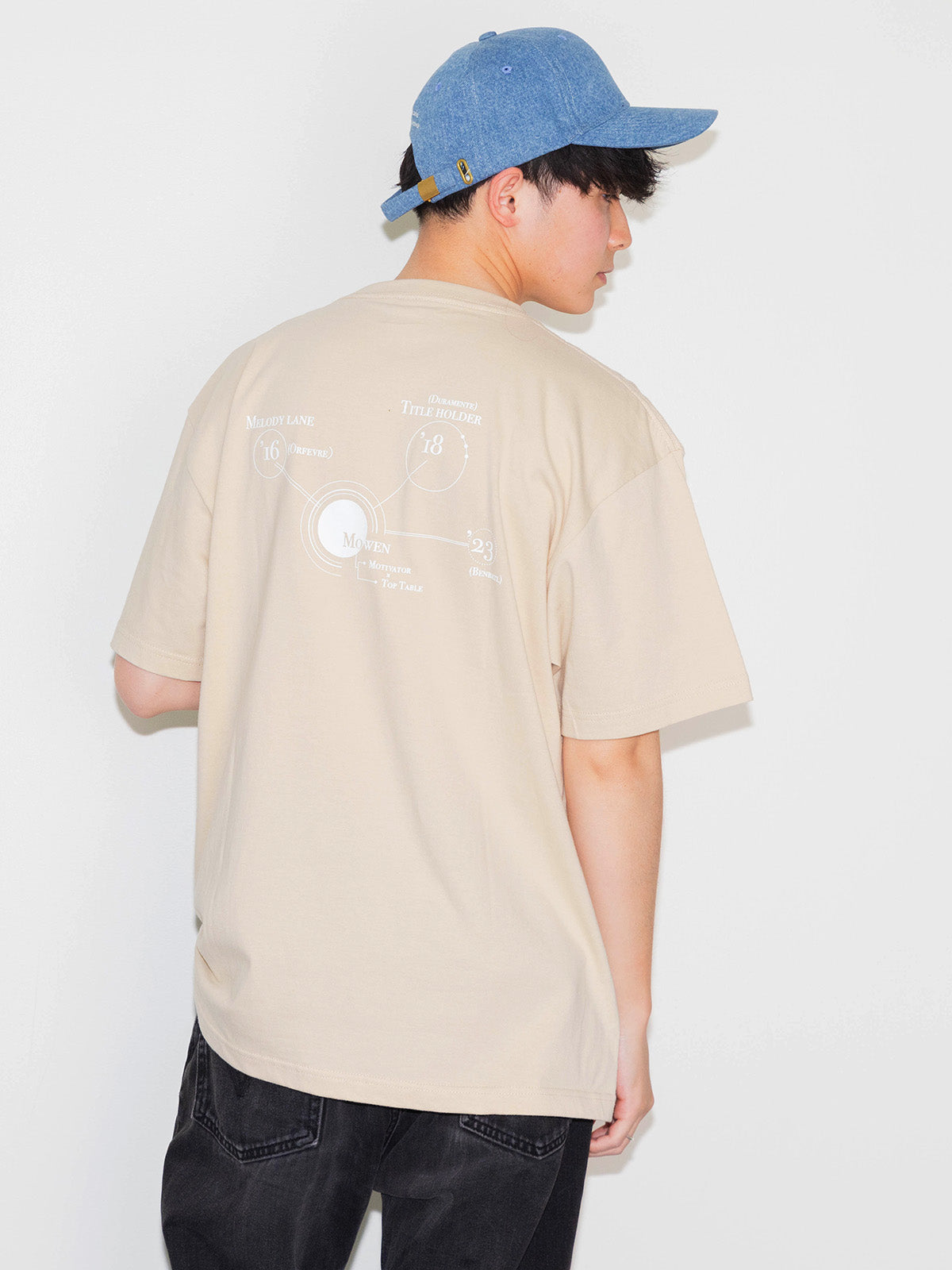 メロディーレーン&タイトルホルダー･Tシャツ(ベージュ)