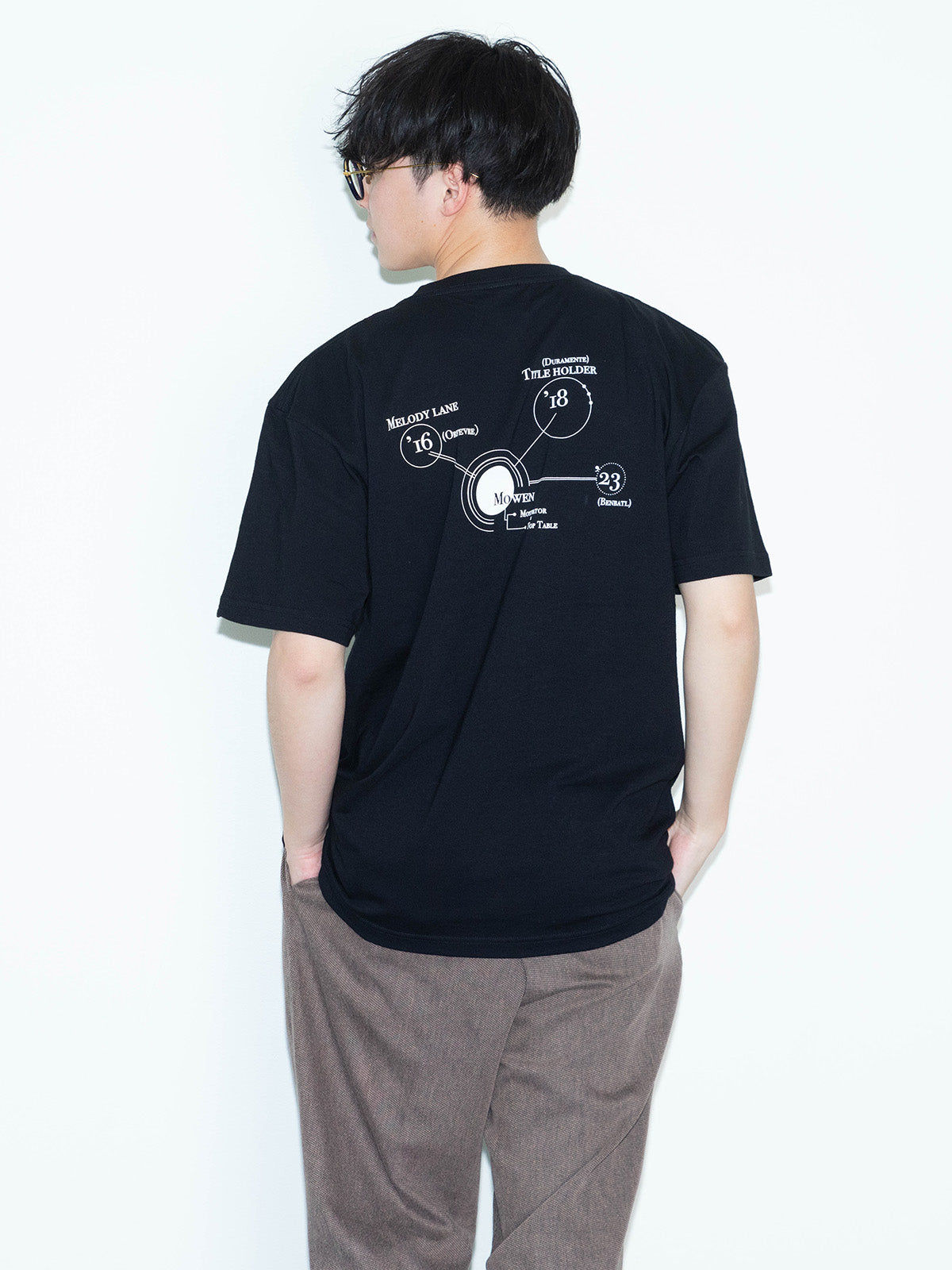 メロディーレーン&タイトルホルダー･Tシャツ(黒)