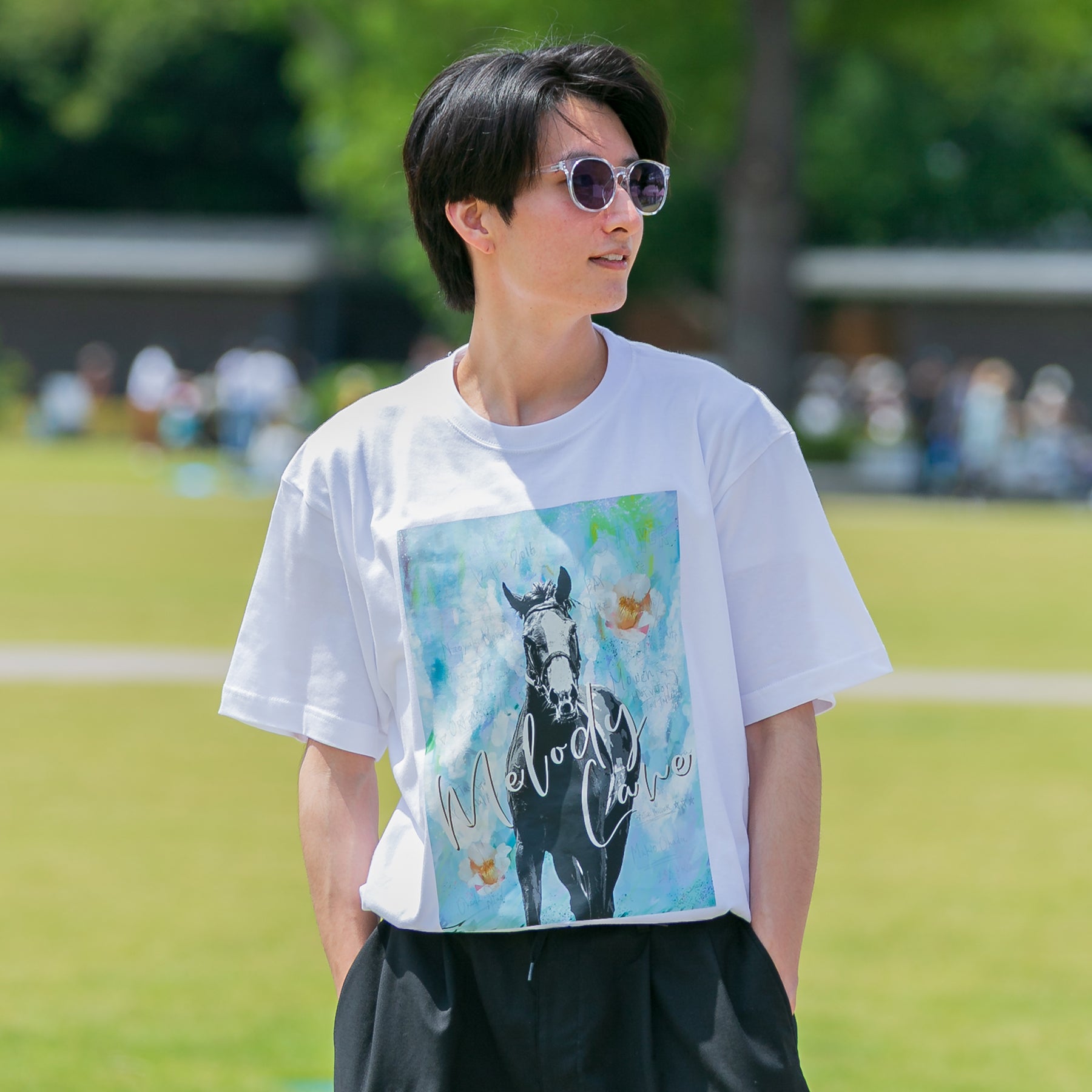 【HORSE GOODS net】メロディーレーン･TシャツA(白)